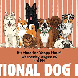 National Dog Day Happy Hour