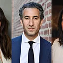 Nazanin Boniadi, Karim Sadjadpour and Amna Nawaz