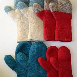Wet Felted Mitten Class