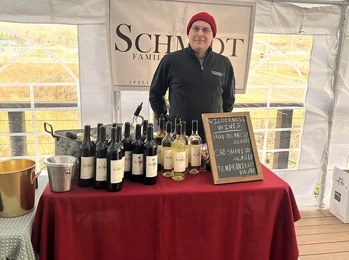 Pouring at Central Point Spring Wine Walk