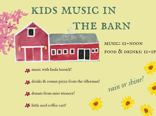 kids music & pizza in the barn!