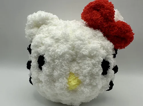 Finger Knit Hello Kitty