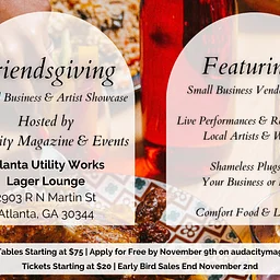 Audacity Magazine’s Friendsgiving in the Lager Lounge
