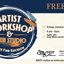 Artist Workshop & Open Studio with Finn Erickson