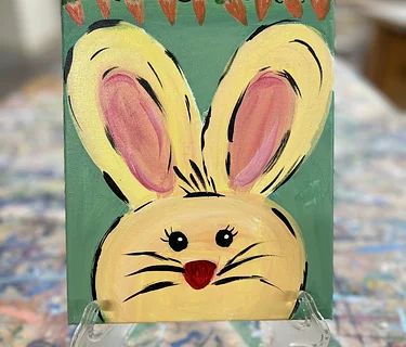 Kids Studio: Bunny Painting on Canvas