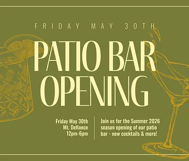 Patio Cocktail Bar Opening Day