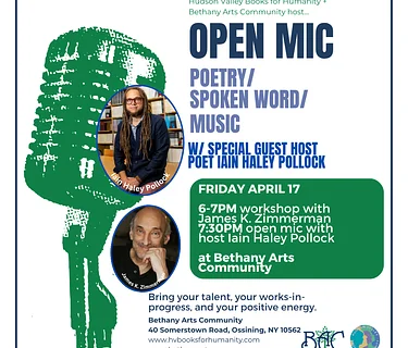 Open Mic with Special Guest Host Iain Haley Pollock @ BAC!