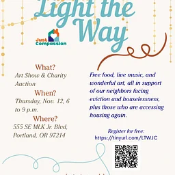 Light the Way charity for Just Compassion