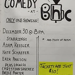 Beefy Stool Comedy at Bookhouse Cinema