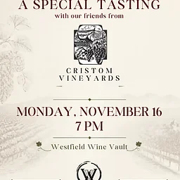 Cristom Winery Special Tasting