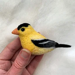 Needle Felting: Bird of the Month: American Goldfinch with Erin Carlson