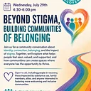 Beyond Stigma, Building Communities of Belonging