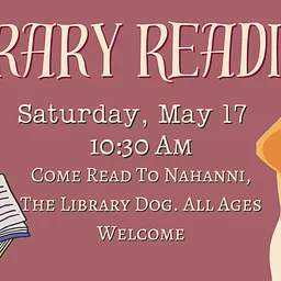 Library Reading Dog
