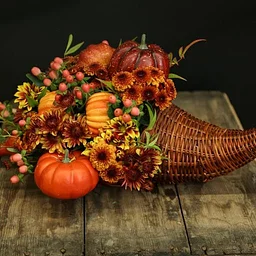 Cornucopia Thanksgiving Centerpiece Floral Design Workshop
