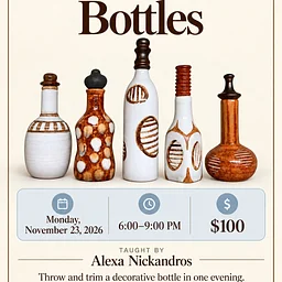 Cape Pottery and Supply Decorative Bottles Workshop