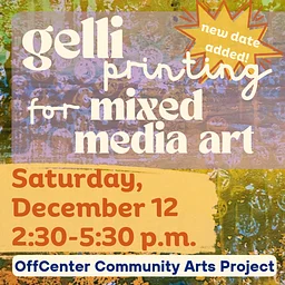 Gelli Plate Printing for Mixed Media Art- December