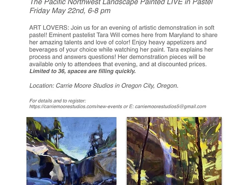 LIVE Art Demonstration and Appetizers!