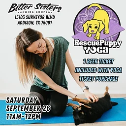 Rescue Puppy Yoga