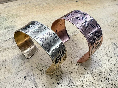 Therapeutic Metalsmithing: Copper Cuff Bracelet