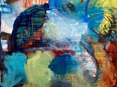 SIP & PAINT Abstract Painting & Sipping Wine