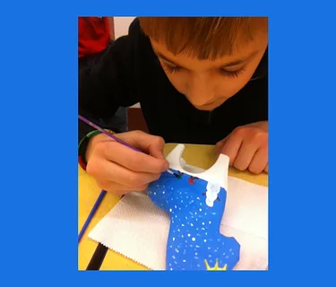 Homeschool Day: Dala Horse Craft