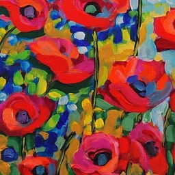 Art Bar: Dancing Poppies