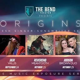 ORIGINS – A Fresh Singer-Songwriter Series – November 5 – Jaik Willis