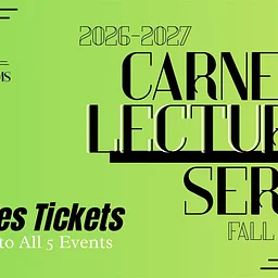 Carnegie Lecture Series: FULL SERIES TICKETS