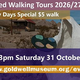Goldwell Museum Walking Tour - 3pm 31st October 2026