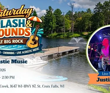 Saturday Splash & Sounds featuring Live Music by Justin Barts