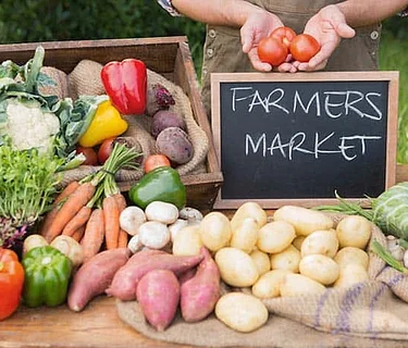The Farmer’s Market will be located on the lower field today – Aug. 8th
