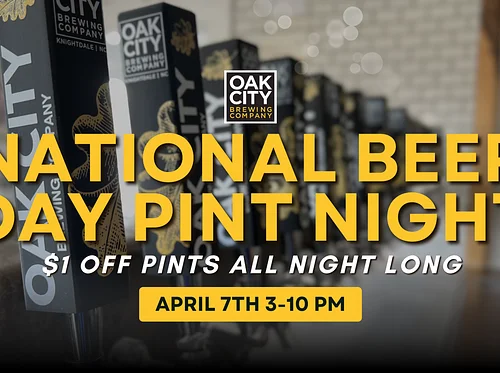 National Beer Day Pint Night