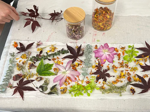 Eco Printing & Bundle Dyeing Silk Scarves & Cotton Bandanas