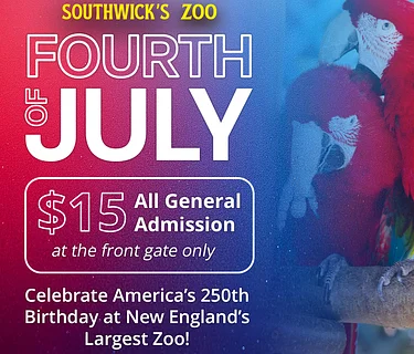 Fourth of July at Southwick’s Zoo