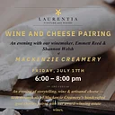 Wine & Cheese Pairing with Mackenzie Creamery