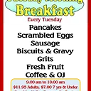 TUESDAY MORNING BREAKFAST