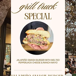 Grill Truck Special - Jalapeño Smash Burger