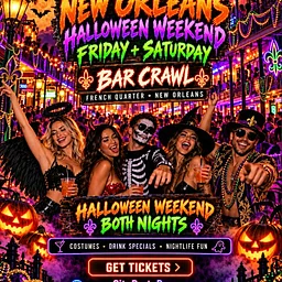 Halloween Weekend Party Pass New Orleans Experience Crawl