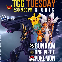 TCG Tuesday: Gundam + One Piece + Riftbound + Pokémon Trading Card Games Every Tuesday