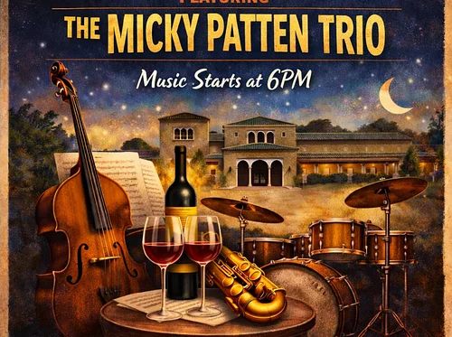 Live Music Friday at Animante featuring the Micky Patten Trio!