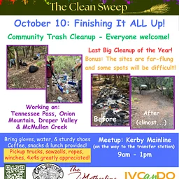 The Clean Sweep - every second Saturday!