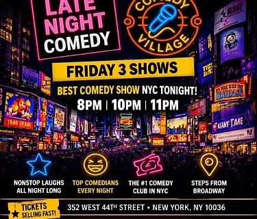 Times Square Comedy | Friday, June 19th @10 PM