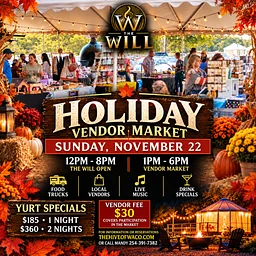 HOLIDAY MARKET AT THE WILL — SUNDAY, NOVEMBER 22