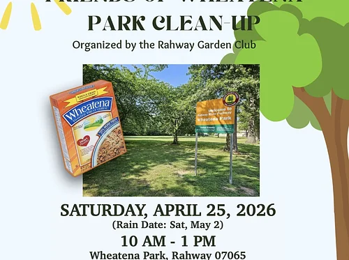 Rahway Garden Club Presents: Friends of Wheatena Park Clean Up