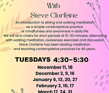 Meditation Practice with Steve Clorfeine