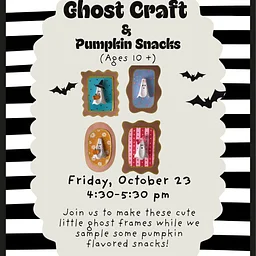 Ghost Craft and Pumpkin Snacks