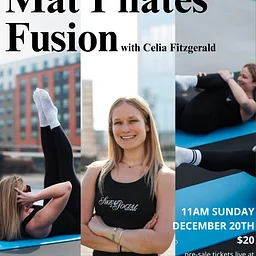 Mat Pilates Fusion class with Celia Fitzgerald