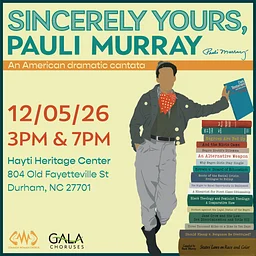 Save the Date! Sincerely Yours, Pauli Murray