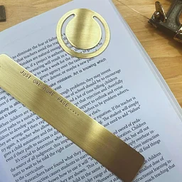 Metal Bookmark with Vicki Branagan
