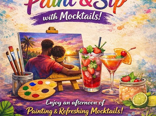 Sip and Paint with Mocktails